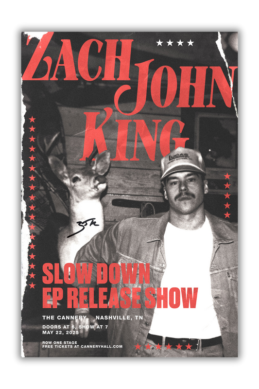 (SIGNED) Slow Down EP Release Show Poster
