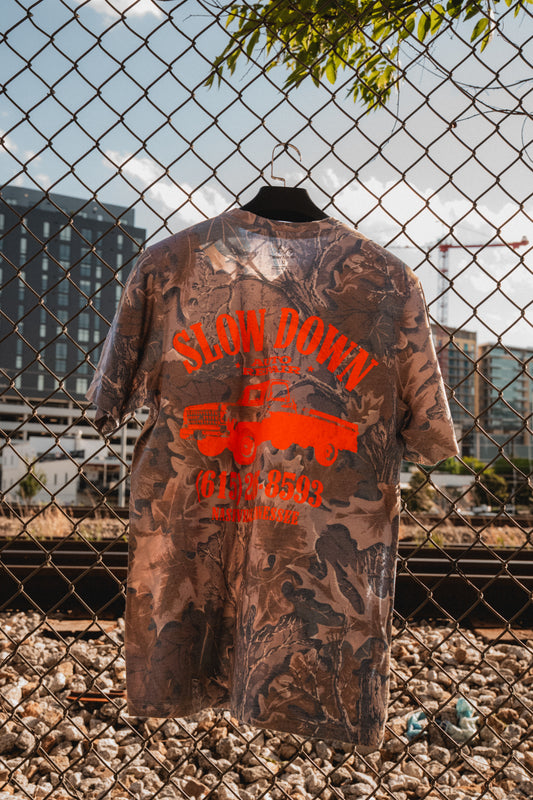 Slow Down Camo Tee